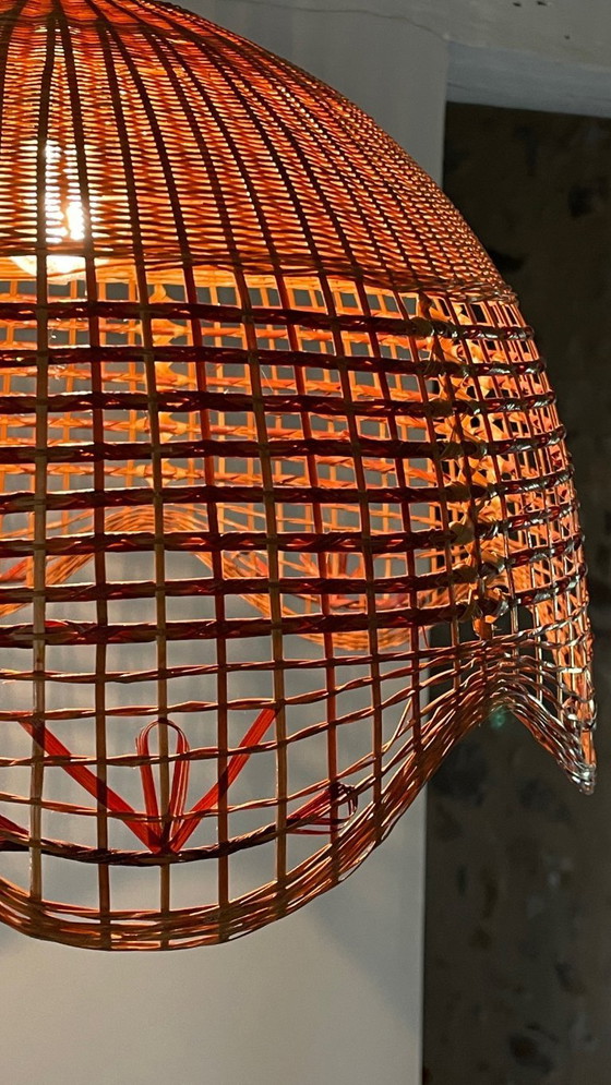 Image 1 of Decorazione vintage in vimini da appendere