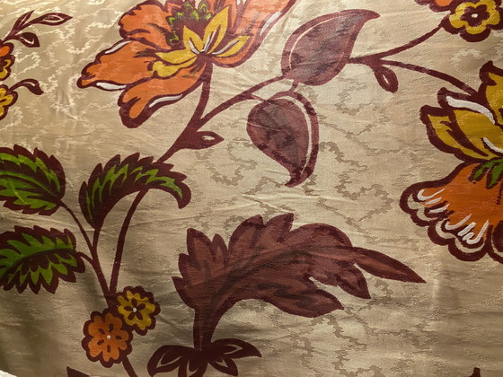 Image 1 of Vintage Seide Daunen Kissen Rarität 