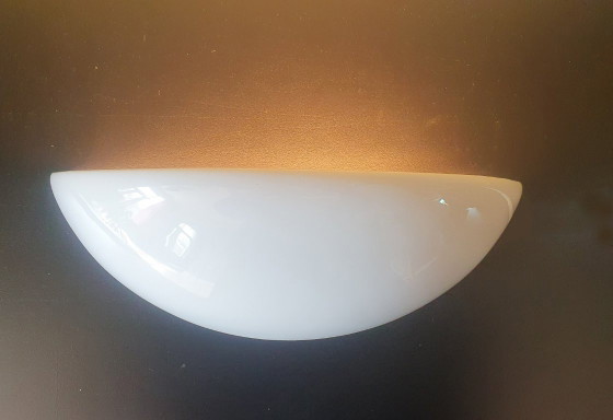Image 1 of Vintage Porselein - Wandlamp - 1 lichts - wit
