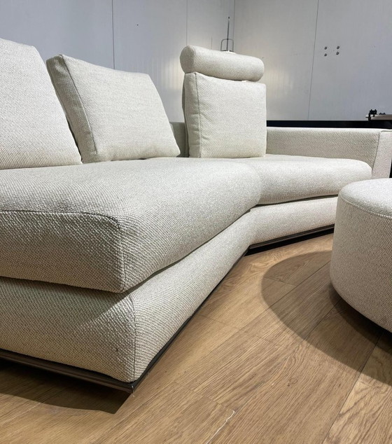 Image 1 of Fauteuil d'angle Minotti Hamilton + repose-pieds, neuf et rembourré