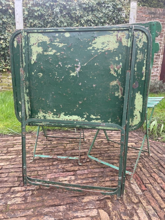 Image 1 of Folding table Garden table French antique