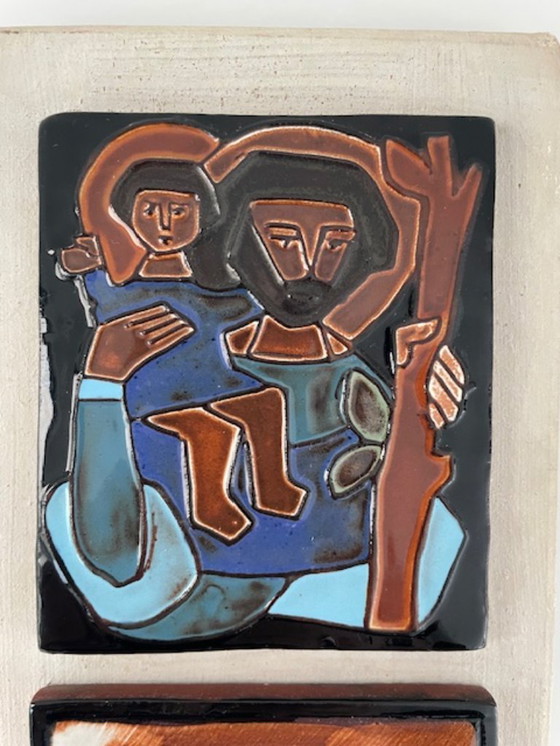 Image 1 of Keramische wandplaquette – Henk Potters