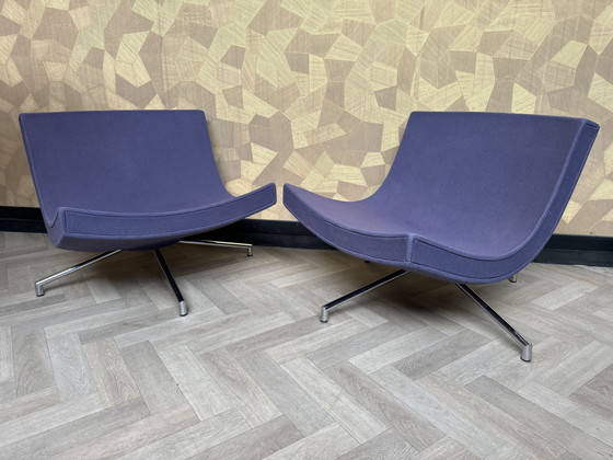 Image 1 of 1 Paarse Design Fauteuil