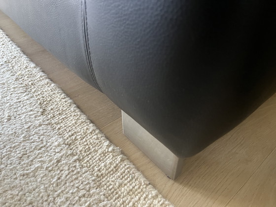 Image 1 of Divano in pelle a 2 posti e mezzo