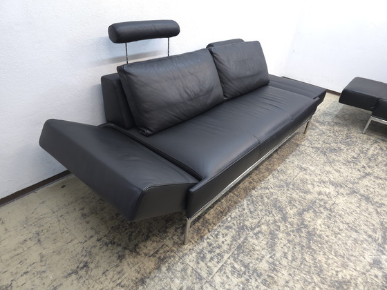 Image 1 of Canapé design trois places FSM Easy, canapé en cuir, canapé design Top