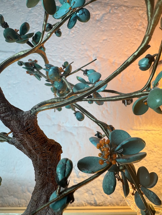 Image 1 of Bonsai turchese e cloisonné, periodo Repubblica Cinese