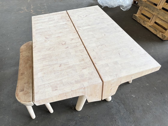 Image 1 of Linteloo Butcher table with bench & stools