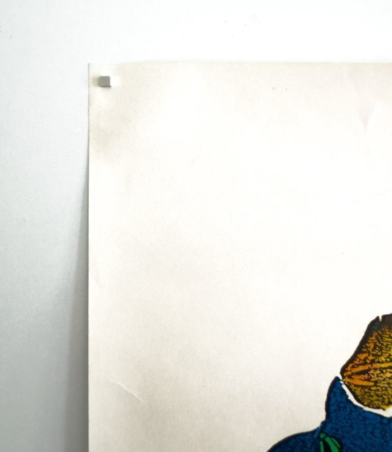 Image 1 of ⚽  Original Vintage 1982 COPA DEL MUNDO Poster | Oviedo Edition | Pol Bury Plakat | 95 x 60cm