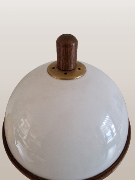 Steinhauer Table Lamp Mushroom – Glass, Wood (photo 3 of 5)