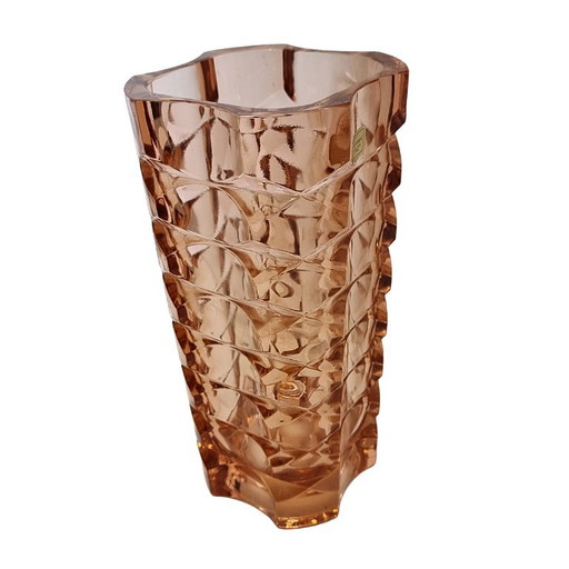 Large Luminarc Rosaline Vase – France 1970s – vazen, Glass (photo 2 of 6)