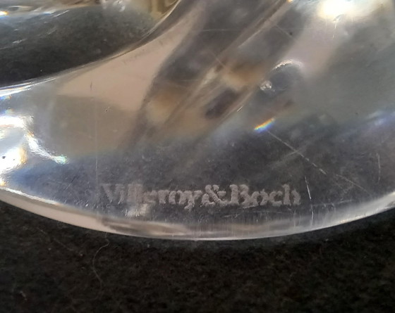 Image 1 of Bougeoir en cristal Villeroy & Boch à 5 branches, 25 cm de hauteur.