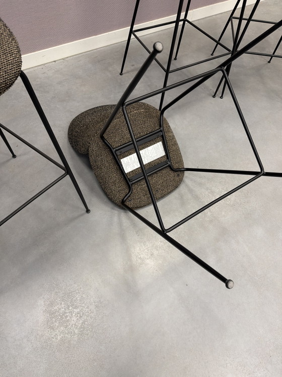 Image 1 of 4x Gubi bar chairs type 'Beetle'