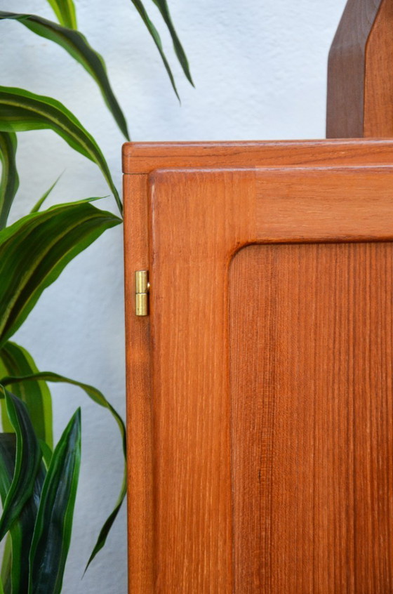 Image 1 of Credenza vintage, cassettiera in teak, stile metà secolo, anni '70, armadio retrò