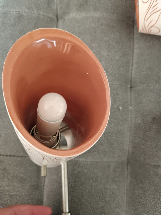 Image 1 of 2 appliques murales artisanales en céramique et métal par G Deidda