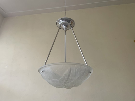 Image 1 of Art Deco 1930 Pendant Lamp French