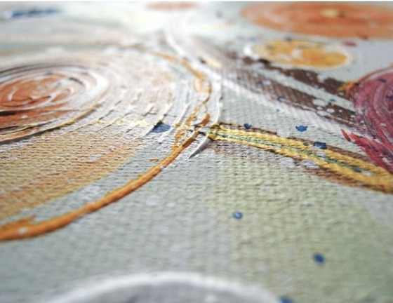 Beautiful XL Painting 'Tree XXL', Monika Spiewak (140x70), Paintings & Drawings, Canvas, Multi Color (photo 9 of 13)