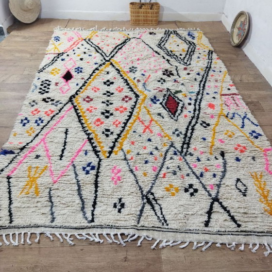 Image 1 of Authentic Handwoven Berber Tapijt | 290x200 cm | Colorful Moroccan Art