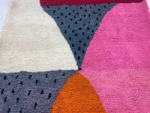 Alfombra tradicional marroquí de pura lana con coloridos diseños, 200/300 cm. – Aime Té (photo 2 of 6)