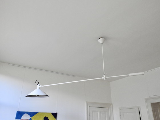 Image 1 of Lampe à contrepoids du milieu du siècle, conçue par J. Hoogervorst pour Anvia, années 1970