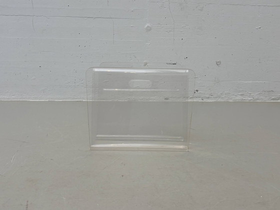 Image 1 of Transparenter Zeitschriftenhalter aus Acrylglas von Klarmöbel, 1970er Jahre