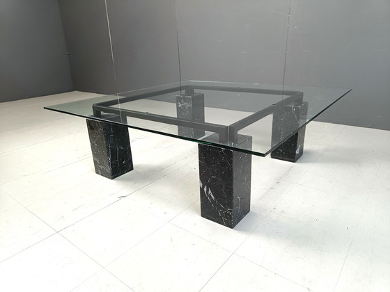 Image 1 of Vintage Marble Coffee Table By Artedi, 1980S