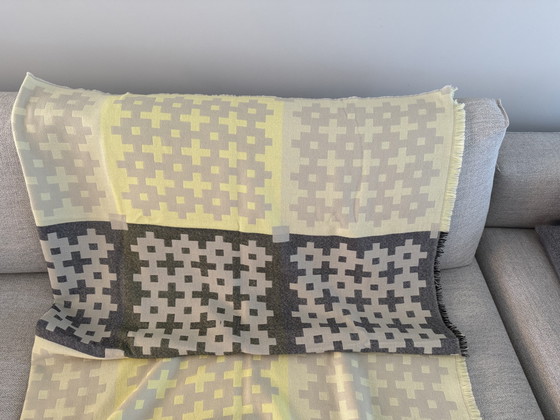 Image 1 of Hay 9, Plaid in Lemon/Gray