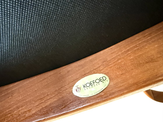 Image 1 of 6x sedie da sala da pranzo restaurate, Koefoeds Hornslet '80