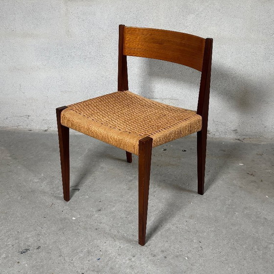 Image 1 of 4x Esszimmerstühle „Pia“ — Poul Cadovius, 1960er Jahre