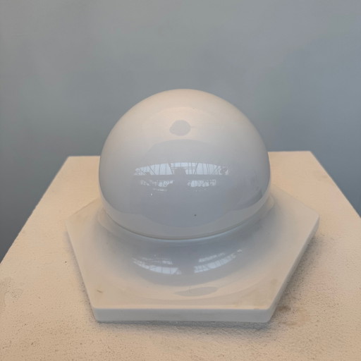 Ceiling/Wall Lamp White 60s/70s