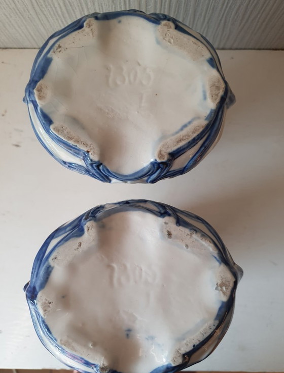 Image 1 of Pair of Art Nouveau porcelain vases–Gräfenthal? ca. 1900