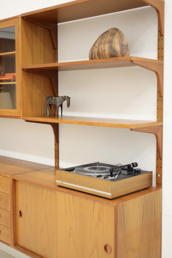 Image 1 of Wandsysteem Teak, Hansen en Guldborg Jaren 60