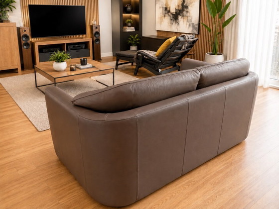Zweieinhalbsitzer-Ledersofa – Leolux, Leather (photo 3 of 5)