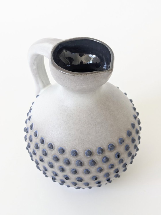Vintage Marei Ceramic Pitcher Vase, Midcentury West German Pottery (photo 4 of 15)