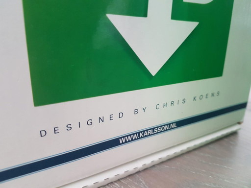 Chris Koens design pendulum clock (movement Karlsson) in box
