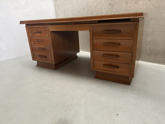 Gran Escritorio Ejecutivo Art Decó de Doble Cara Años 30 – Wood (photo 7 of 15)