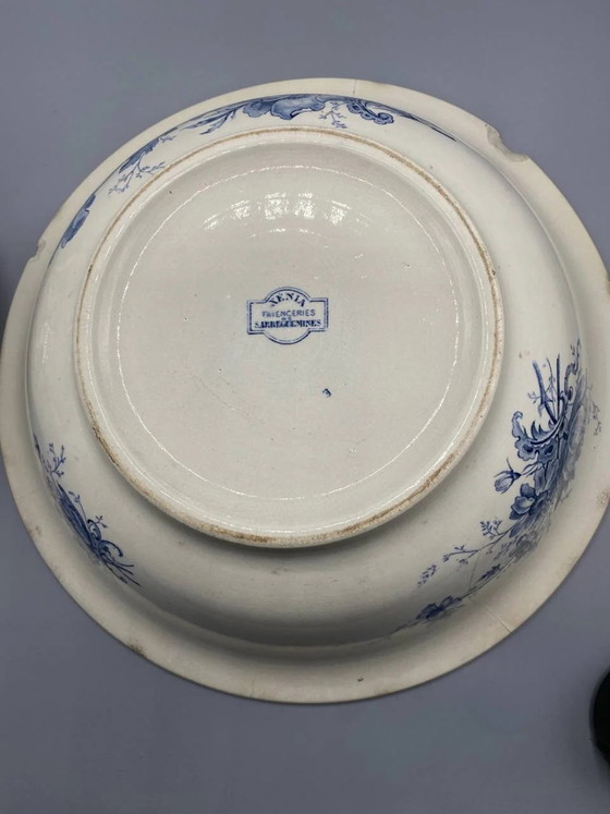 Sarreguemines Faience Decorative Arrangement – Two Antique Pieces United by 20th Century – Decorative Objects (photo 7 of 10)