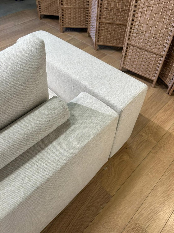 Image 1 of NEWLY UPHOLSTERED Flexform Groundpiece Corner Sofa