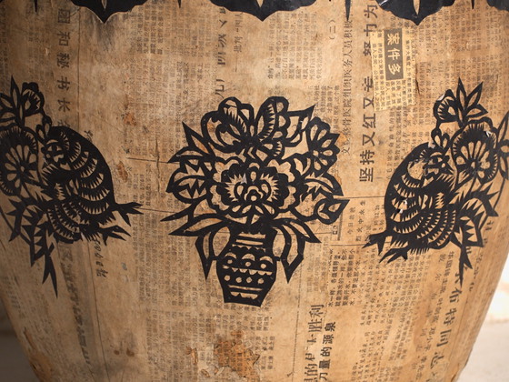 Antique Chinese papier-mâché container – China, circa 1900 – Decorative Objects, Rustic (photo 22 of 40)