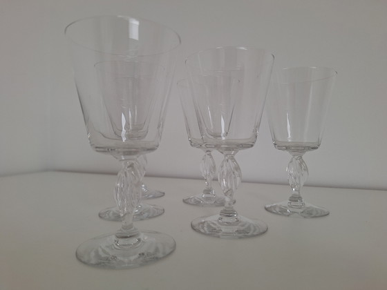 Image 1 of Verres Apéritif En Cristal Vintage