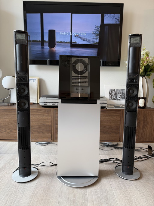 Bang & Olufsen BeoSound Ouverture with BeoLab 6000, original stand and Beo4