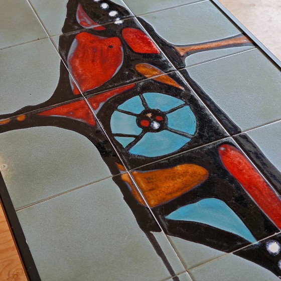 Image 1 of Tavolino da caffè in piastrelle vintage