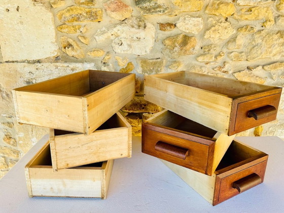 Image 1 of Eichenkommoden im Mid-Century-Modern-Stil, 1940er Jahre, 2er-Set