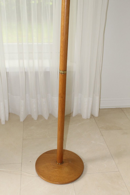 Lampada da terra vintage Herda Teak Wood Midcentury Design