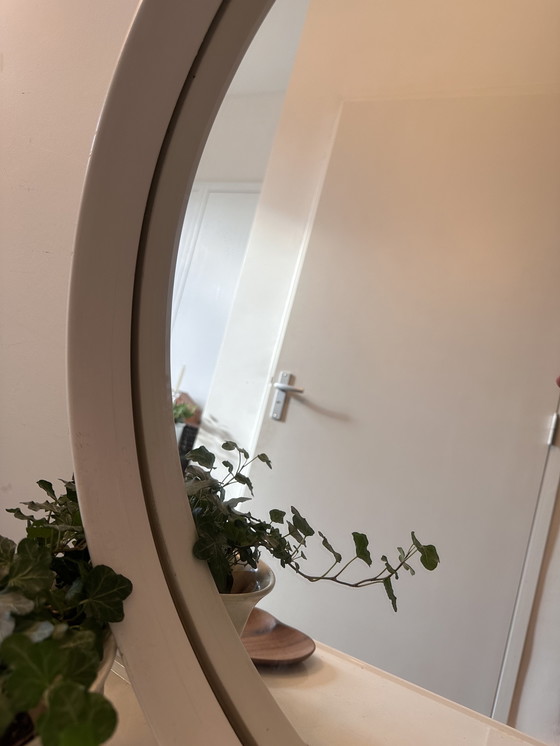 Image 1 of Jaren 70 spiegel met witte rand