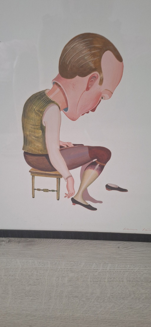 IKEA 2010 LIMITED PRINT JENS FÄNGE MANNEQUIN OLUNDA