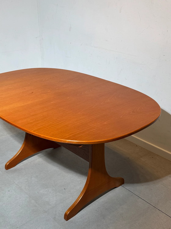 Vintage Extendable Teak Dining Table – Mid-Century Modern (photo 3 of 6)