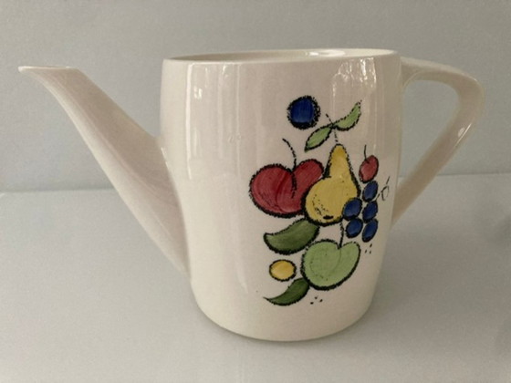 Image 1 of Vintage theepot Royal Sphinx met fruitdecor