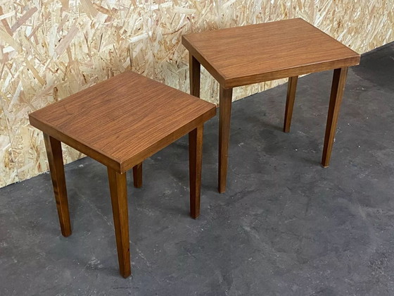 Image 1 of 2x 60s 70s Side Table Side Table Danish Modern Design 60s 70s