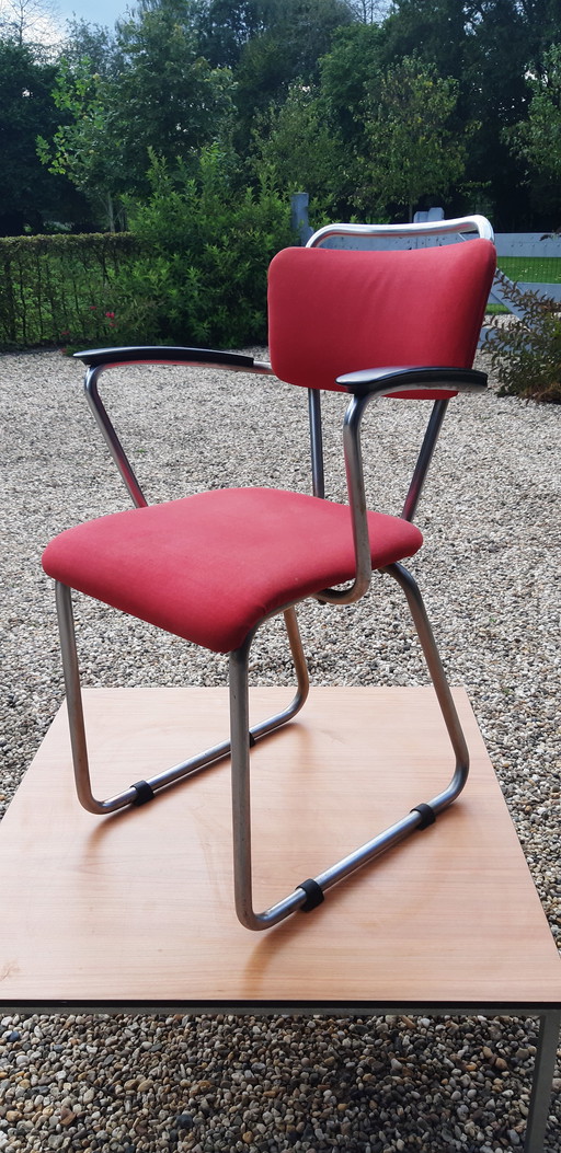 Sedia a sbalzo Gispen tipo PTT 214 Chris Hoffman