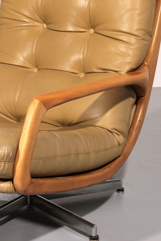Image 1 of Swivel Lounge Chairs by Eugen Schmidt for Soloform 1960